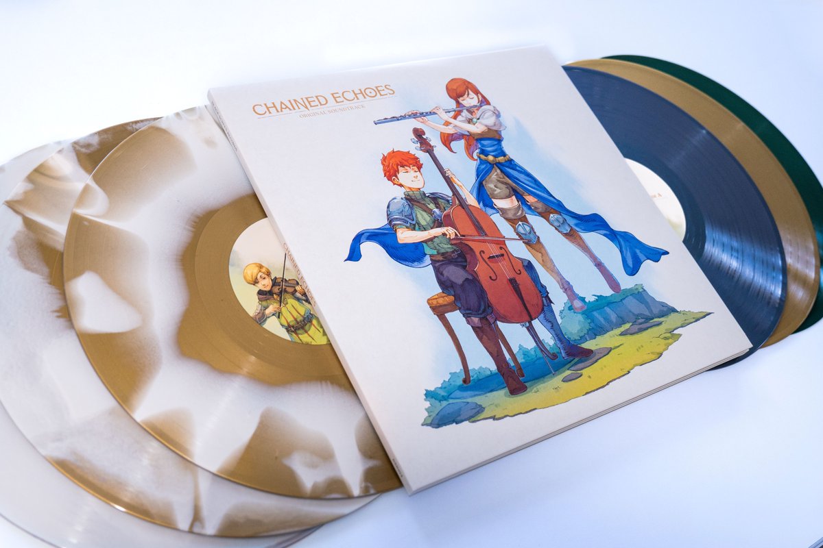 Black Screen Records (@blackscreenrec) on Twitter photo The soundtrack to <a href="/ChainedEchoes/">Chained Echoes | by Umami Tiger</a> on vinyl has arrived at our warehouse! ⚔️
Don't miss out – order now to get your hands on these beauties: blackscreenrecords.com/chainedechoes
#ChainedEchoes The soundtrack to <a href="/ChainedEchoes/">Chained Echoes | by Umami Tiger</a> on vinyl has arrived at our warehouse! ⚔️
Don't miss out – order now to get your hands on these beauties: blackscreenrecords.com/chainedechoes
#ChainedEchoes