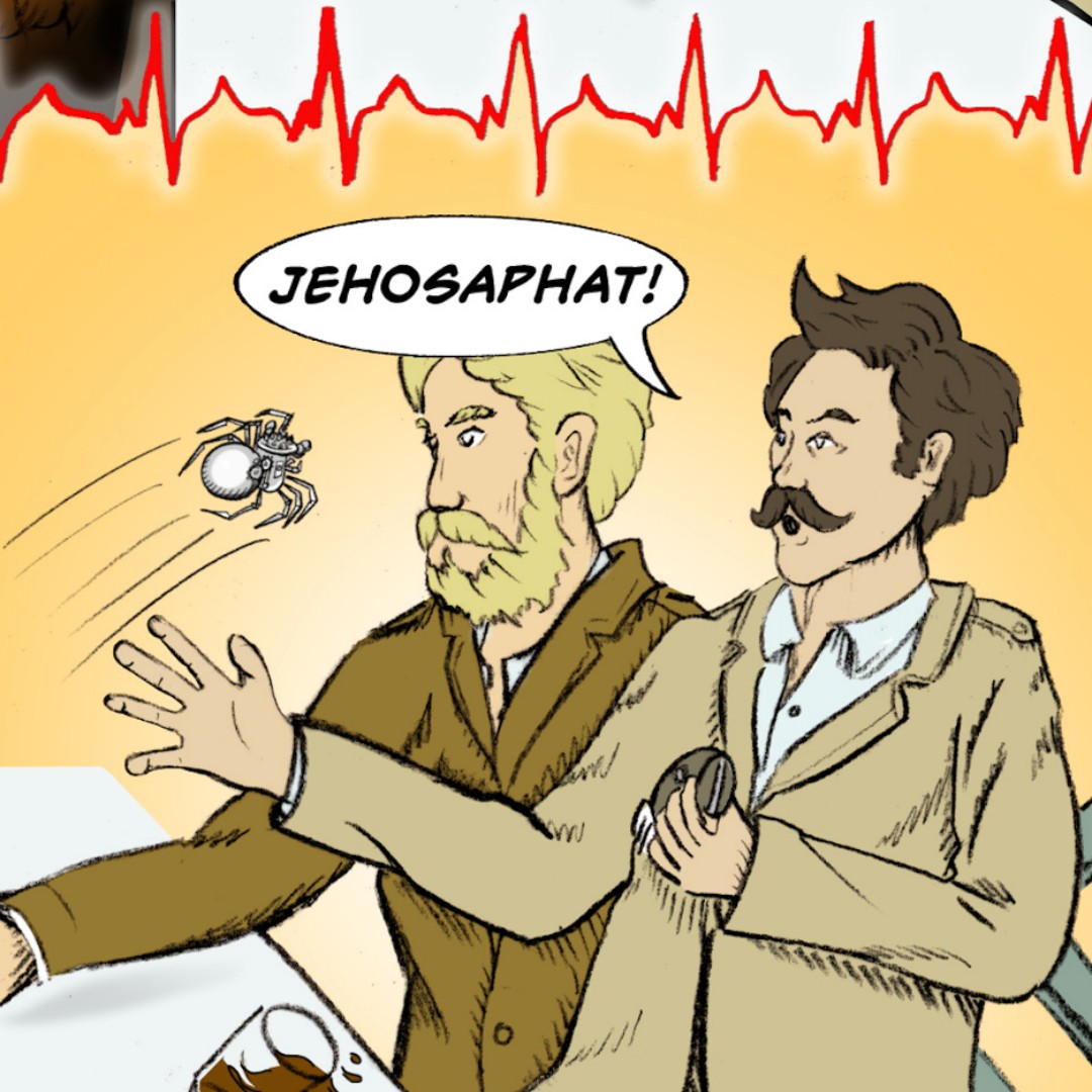 🕷️ A spider on the table.
A flicker in the conversation.
A sudden shift in heart rate.
Something is wrong.
Page 5 is live.
💥 Don’t forget — Rewards for Justice is headed to #BlackHat2025 and #DEFCON33.
🔗 Read the comic: rfj.tips/CuYxbi
#RewardsForJustice  #ComicDrop