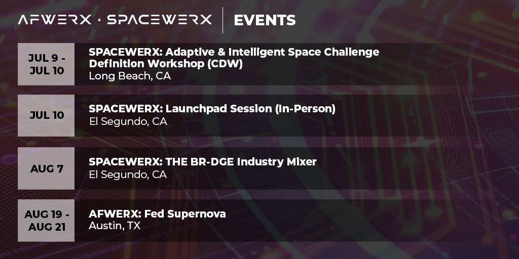 SpaceWERXDOD's tweet image. Are you developing breakthrough tech that could strengthen the @usairforce or @spaceforcedod❓
We’re accelerating emerging technologies to boost warfighter readiness and stay ahead of tomorrow’s challenges.
Make an impact where it matters most. 👉 linktr.ee/afwerxsocial