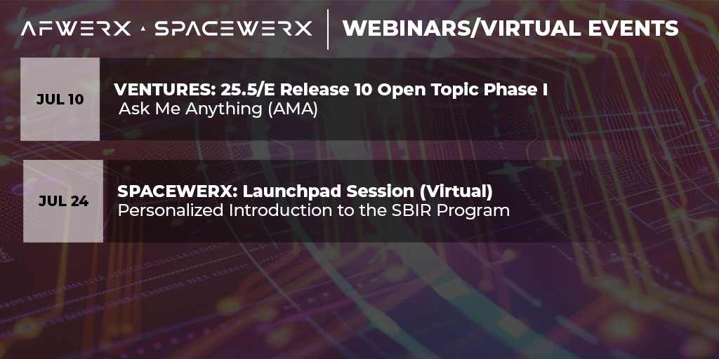 SpaceWERXDOD's tweet image. Are you developing breakthrough tech that could strengthen the @usairforce or @spaceforcedod❓
We’re accelerating emerging technologies to boost warfighter readiness and stay ahead of tomorrow’s challenges.
Make an impact where it matters most. 👉 linktr.ee/afwerxsocial