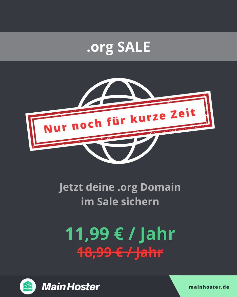 MainHoster.de | Webhosting & Domains tweet media