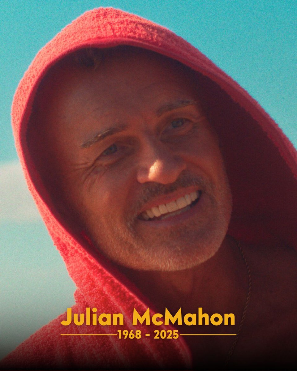 VertigoRel's tweet image. We’re heartbroken by the passing of Julian McMahon, who recently starred in The Surfer.
Julian brought incredible depth, intensity, and grace to every role — and we were honoured to work with him.
He will be deeply missed.
Rest in peace, Julian.
