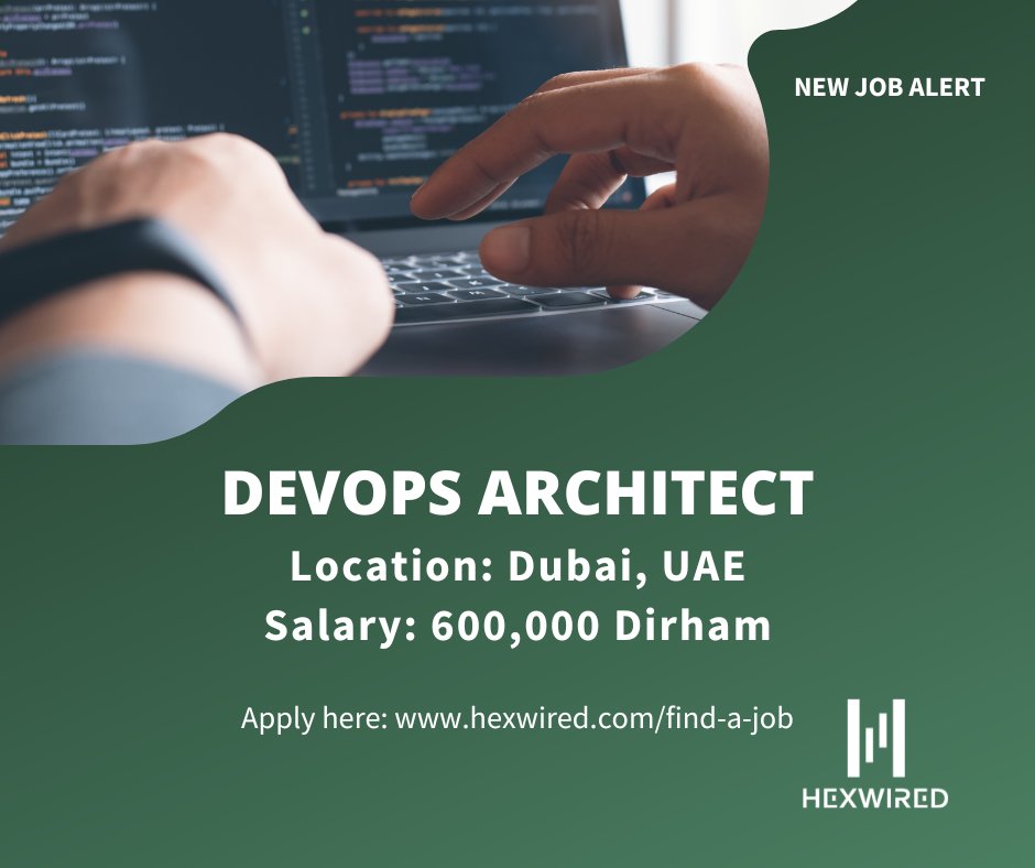 hexwired's tweet image. NEW JOB ALERT: Devops Architect💥
Position details:
📛Devops Architect
📌Dubai, UAE
💷600,000 Dirham
Apply here➡️ow.ly/Kf3f50WiWro
#HexwiredRecruitment #DevopsArchitect #TechjobsinDubai #JobOpening #JobSearch #JobPosting #TechHiring #JobVacancy #TechRecruitmentAgency