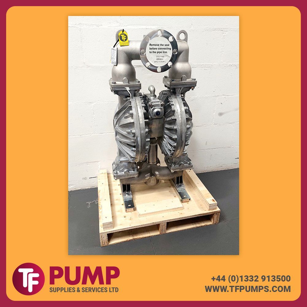 TFPumps's tweet image. Just shipped to a flooring manufacturer: the Yamada NDP-80BAS

A true AODD powerhouse, delivering up to 810 LPM.
Available in aluminium, 316 SS, cast iron &amp;amp; polypropylene – ready for tough applications.

💪 Built to last. Designed to perform.
#YamadaPumps #AODD #FluidHandling
