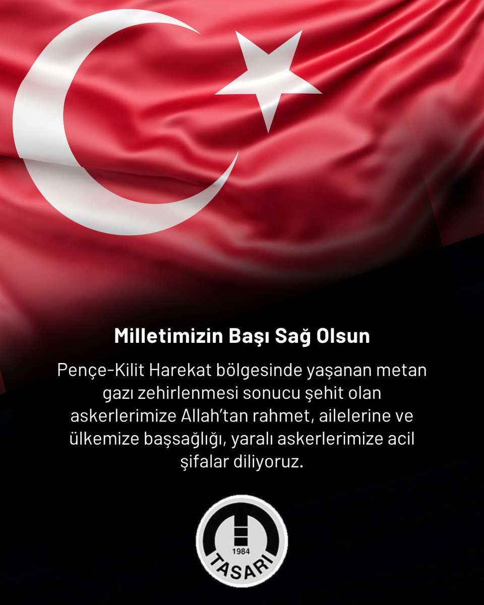 Milletimizin Başı Sağ Olsun

Pençe-Kilit Harekat bölgesinde yaşanan metan gazı zehirlenmesi sonucu şehit olan askerlerimize Allah’tan rahmet, ailelerine ve ülkemize başsağlığı, yaralı askerlerimize acil şifalar diliyoruz.