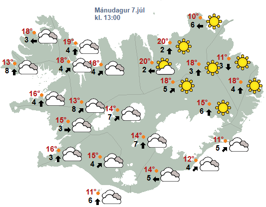 Allir sumardagar á Íslandi alltaf.