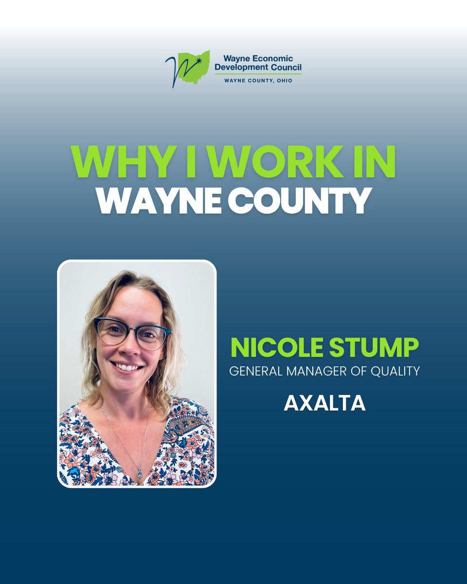We're excited to highlight: Nicole Stump ✨

When talking about Wayne County, Nicole brought up how community is a big deal here. 

"I fell in love with Wayne County because it is a safe, community-driven place to continue to grow my career and my family." 

#WayneCounty