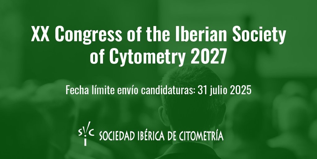 Já está aberto o prazo para a apresentação de candidaturas para a organização do próximo congresso da SIC 2027 (XX Congress of the Iberian Society of Cytometry). Data limite para o envio das candidaturas: 31 de julho de 2025.
Para mais informações:citometria.org/pt-pt/aberto-o…