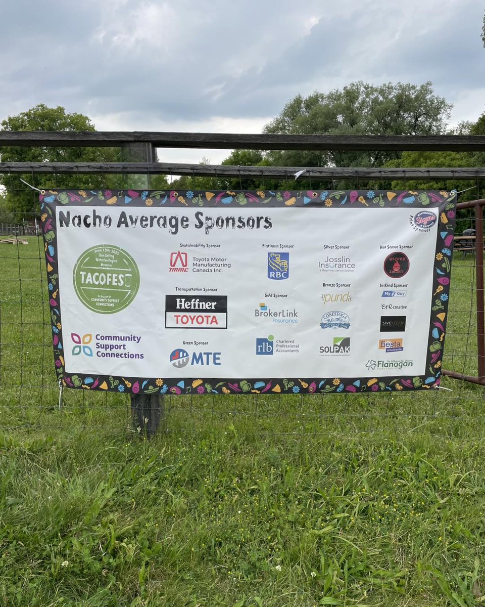 Tacofest wouldn’t have hit the same without our sponsor besties🫶
They didn’t just help this event happen, they helped serve the whole community.🫡 

#TacofestWR #Tacofest #WaterlooRegion #SponsorLove