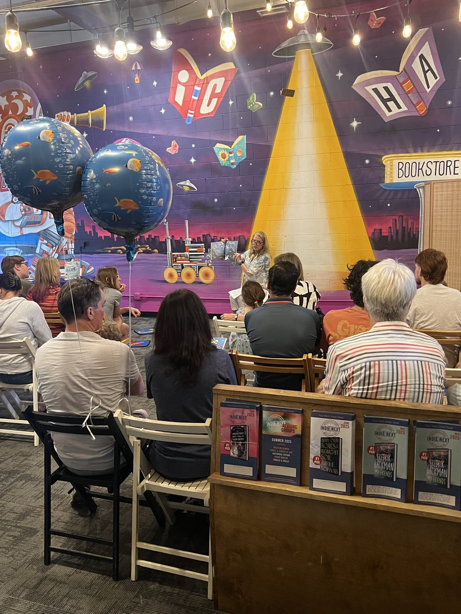 AFKapoor's tweet image. A big thanks to @carmichaelsbook for hosting such a wonderful StoryTime Event last weekend to celebrate the launch of my debut children’s book, Into the Blue: A Counting Adventure. And thanks to all who came out!
Into the Blue is available at Carmichael’s Bookstore in…