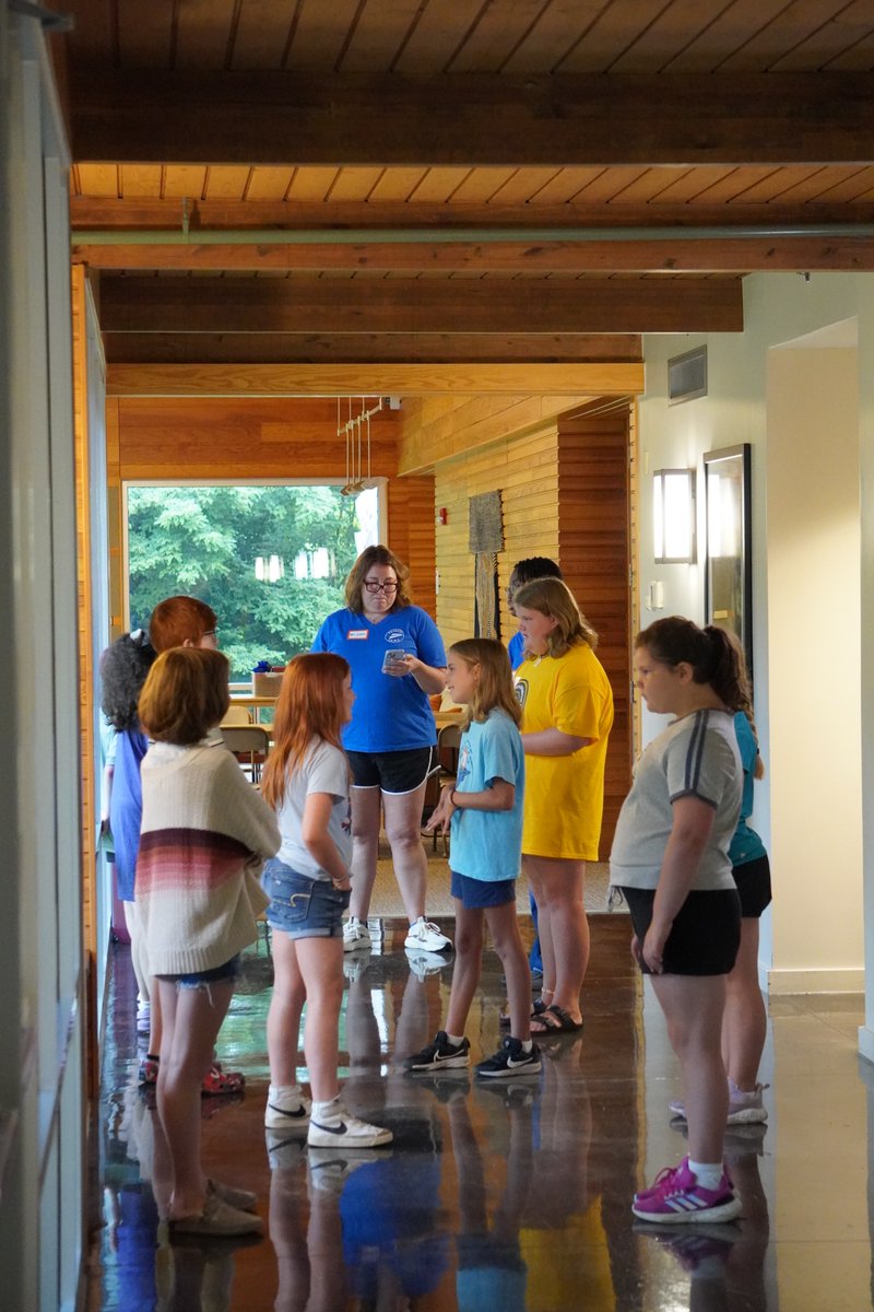 depauwprindle's tweet photo. It’s day one of Express CAMP! Campers are kicking off a week of big ideas, creative projects, and thoughtful fun—exploring ethics through stories, art, and play. #ExpressCAMP #PhilosophyForKids https://t.co/V8mcmDgseQ