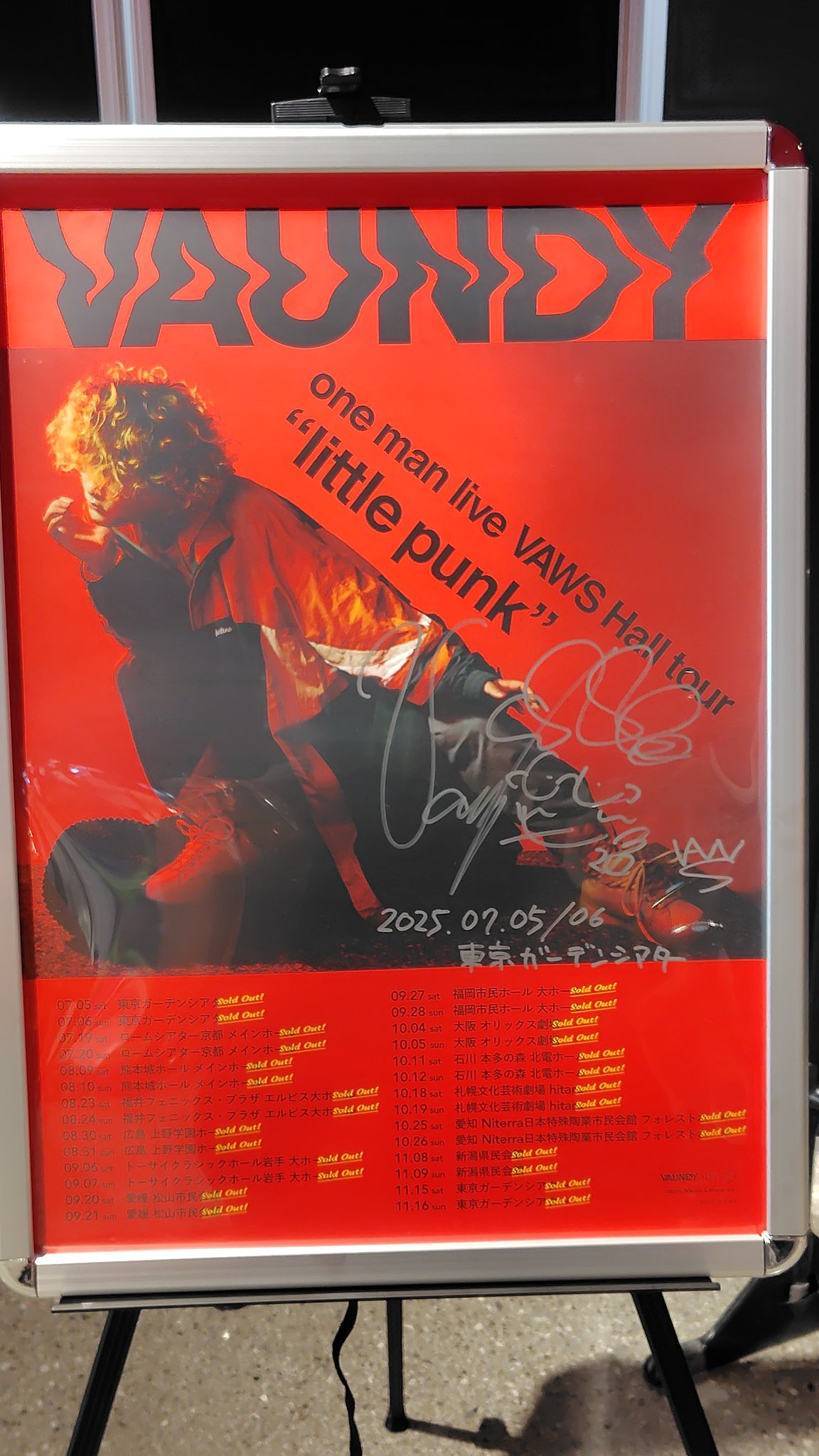 M*A様 Vaundy トレカ シークレット VAWS hall tour　ケー Vaundy one man live VAWS hall tour “little punk”」ライブ連動