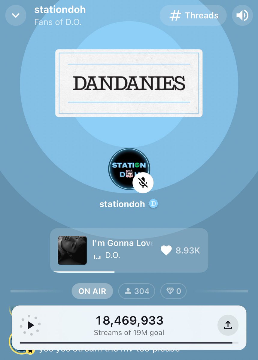 StationDoh (@stationdoh) on Twitter photo 304 listeners now 🥰
Join us now at dandanies channel!
🔗 stationhead.com/c/dandanies
#SING_ALONG_OUTNOW
#DOHKYUNGSOO_BLISS
#SING_ALONG_WITH_도경수
#BLISS_도경수_SING_ALONG
<a href="/companysoosoo_/">Company Soosoo</a> 304 listeners now 🥰
Join us now at dandanies channel!
🔗 stationhead.com/c/dandanies
#SING_ALONG_OUTNOW
#DOHKYUNGSOO_BLISS
#SING_ALONG_WITH_도경수
#BLISS_도경수_SING_ALONG
<a href="/companysoosoo_/">Company Soosoo</a>