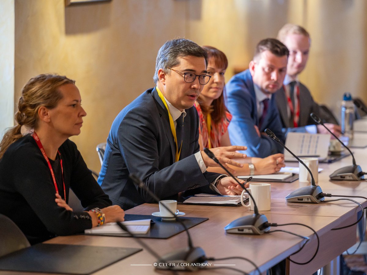 RRCFrance's tweet image. 📌On July 3rd, a NATO International Staff delegation visited @RRCFrance to discuss its role within NATO’s defence architecture and integration in #NATO’s formal planning processes as a Warfighting and Strategic Reserve Corps.
💬 RRC-FR stands as a committed NATO partner.