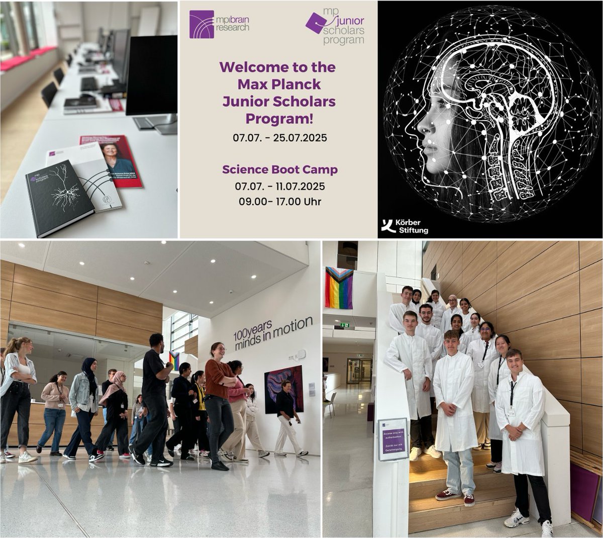 MPI for Brain Research (@mpibrain) on Twitter photo 🚀 We’re thrilled to welcome 14 talented and enthusiastic high-school students to the 2025 Max Planck Junior Scholars Program, kicking off today with our Science Boot Camp Week <a href="/MpiBrain/">MPI for Brain Research</a> ! 🔬🧬
<a href="/maxplanckpress/">Max Planck Society</a> <a href="/KoerberScience/">KoerberScience</a> (1/4) 🚀 We’re thrilled to welcome 14 talented and enthusiastic high-school students to the 2025 Max Planck Junior Scholars Program, kicking off today with our Science Boot Camp Week <a href="/MpiBrain/">MPI for Brain Research</a> ! 🔬🧬
<a href="/maxplanckpress/">Max Planck Society</a> <a href="/KoerberScience/">KoerberScience</a> (1/4)