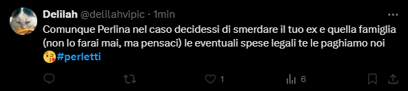 m00nLight32's tweet photo. Delilah non pagherebbe un ca**o. 🤣
#perletti https://t.co/RnQdmKZ1Id