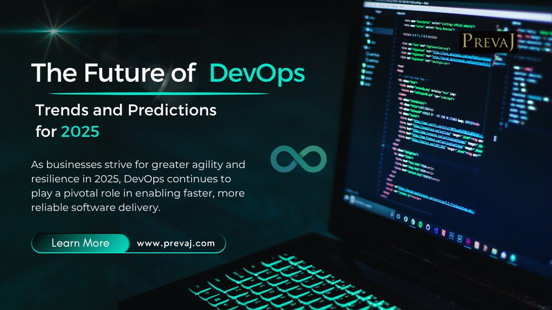 prevaj's tweet image. 🚀 What’s next for DevOps in 2025?
👉 Read the full guide on DevOps by Prevaj: bit.ly/44xWMdv
🔗Our Website:
bit.ly/421SiKx
#FutureOfDevOps #DevOpsTrends #Automation #InfrastructureAsCode #CloudNative #DevOpsCulture #Prevaj