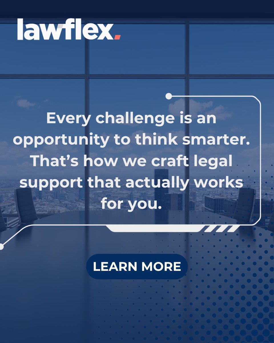 Need legal resourcing that works?

Reach out → lawflex.com/contact-us

#LawFlex #LegalOps #LegalSupport #ChambersRanked