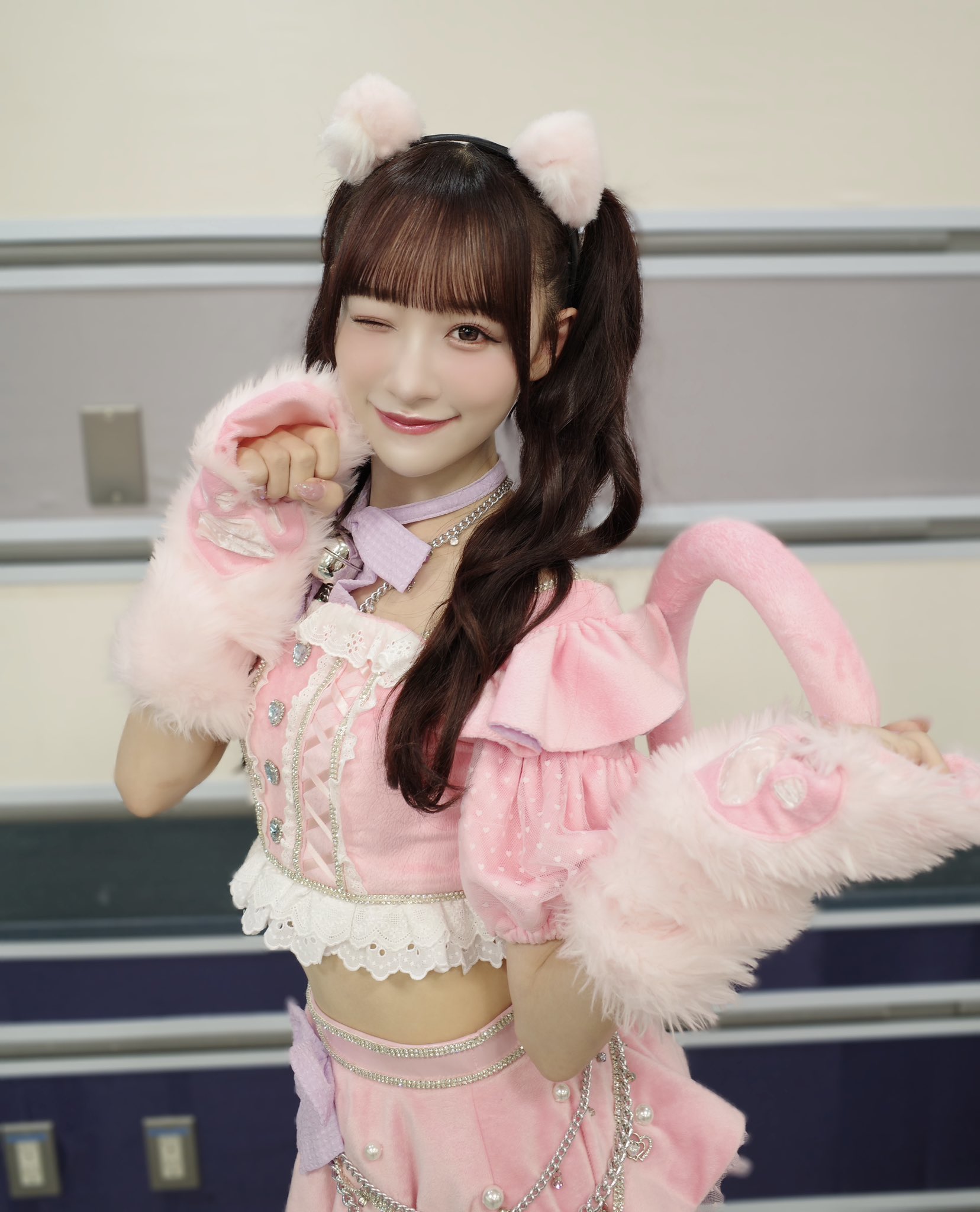 ぷっくり 赤いハート ドーム カボション♡ストライプ 猫ちゃん　サージカルピアス 音嶋 莉沙 on X: 