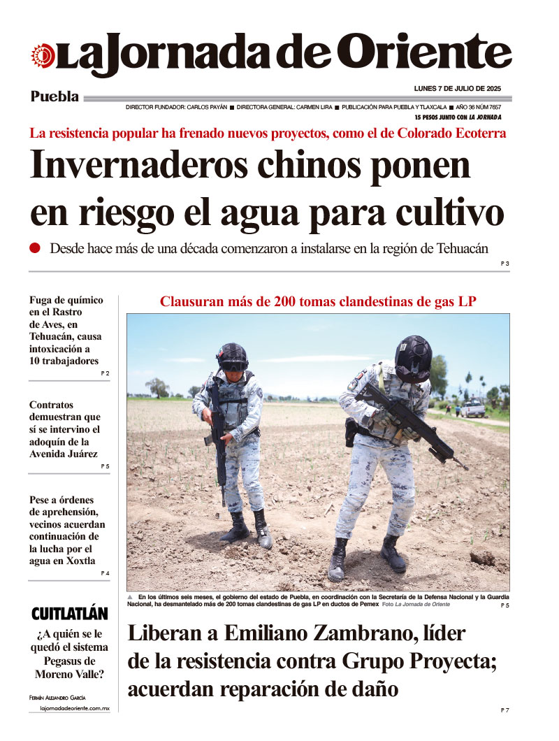 📰🗞️ #EnPortada | Invernaderos chinos ponen en riesgo el agua para cultivo ornte.xyz/nEkiz