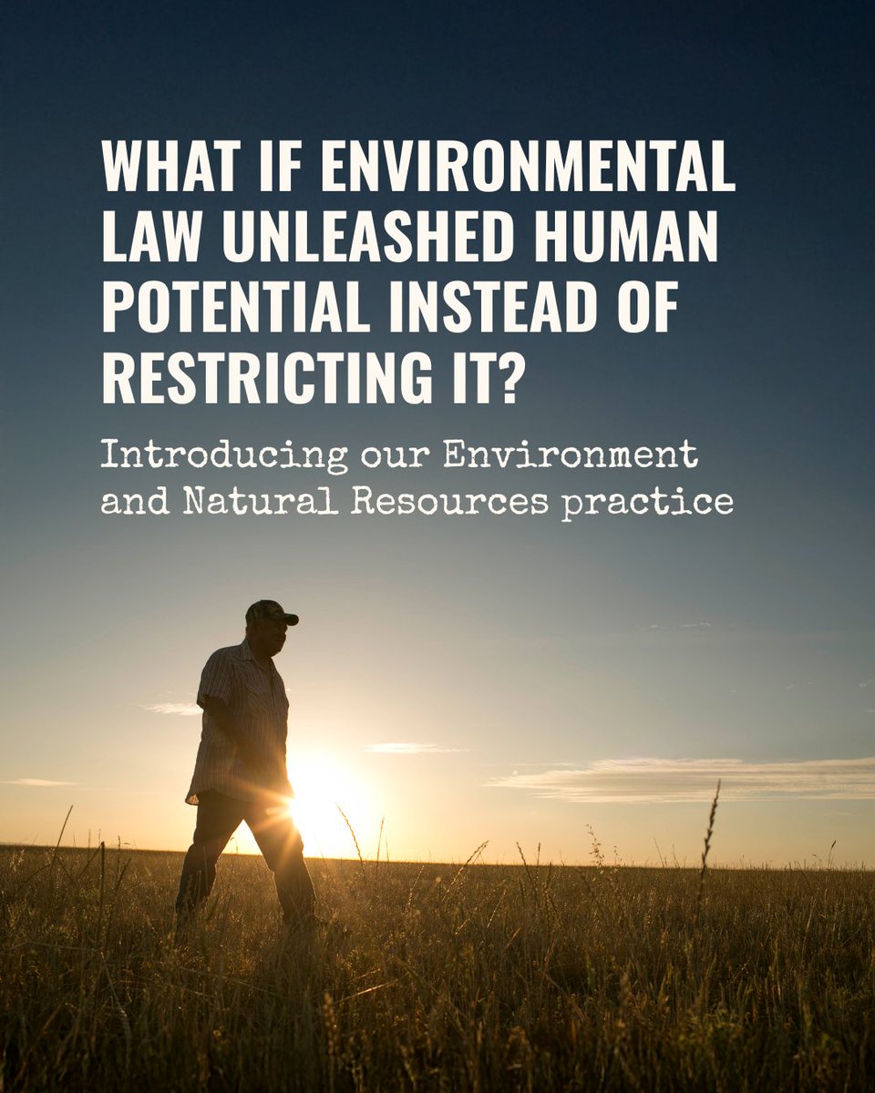BREAKING: Today, the Pacific Legal Foundation launches a new Environment and Natural Resources practice group to protect Americans’ freedom to use land and resources in ways that drive innovation, prosperity, and environmental stewardship.