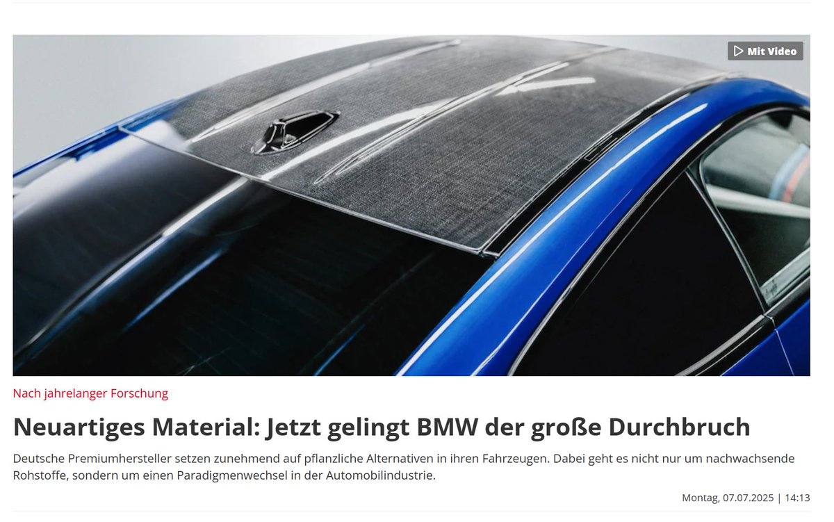 Eine Weltsensation im Focus:
BMW hat den Trabant neu erfunden! 🤣