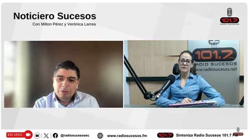 radiosucesosec's tweet photo. 🔴 #NoticieroSucesos con @verocha16
🎙️ Andrés Ycaza (@mineriaecuador), vicepresidente de la Cámara de Minería del Ecuador, destacó el bajo porcentaje del territorio nacional concesionado y el potencial inexplorado del país en el sector extractivo.
🗣️ “Hay que asimilar que el porcentaje del Ecuador donde sí se pueden hacer actividades extractivas y que está concesionado es muy bajo. El Ecuador es considerado en la región como el país menos explorado y, consecuentemente, el país donde más expectativas existen de encontrar un mayor número de depósitos.”

📻 Sintoniza 101.7 FM
📡 En vivo por Facebook y YouTube
🌐 https://t.co/cASH0jOTAM