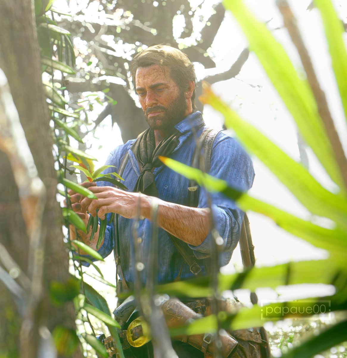 flower-picking boah for Morgan Monday