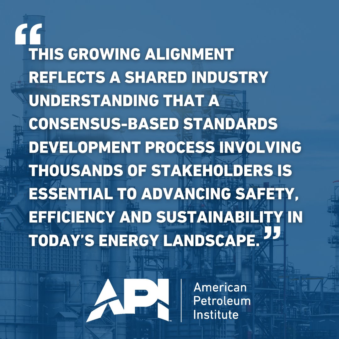 APIGlobal's tweet image. How do API's consensus based standards help shape cross-border oil and natural gas projects and the global industry?
Learn more by reading this piece in Hydrocarbon Processing.
hubs.la/Q03vq8ZL0