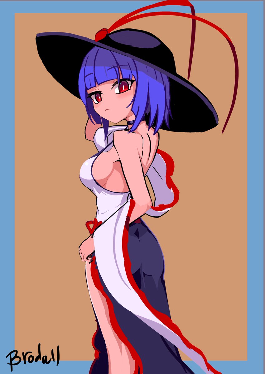 ポーズ集を買ったので練習衣玖さん