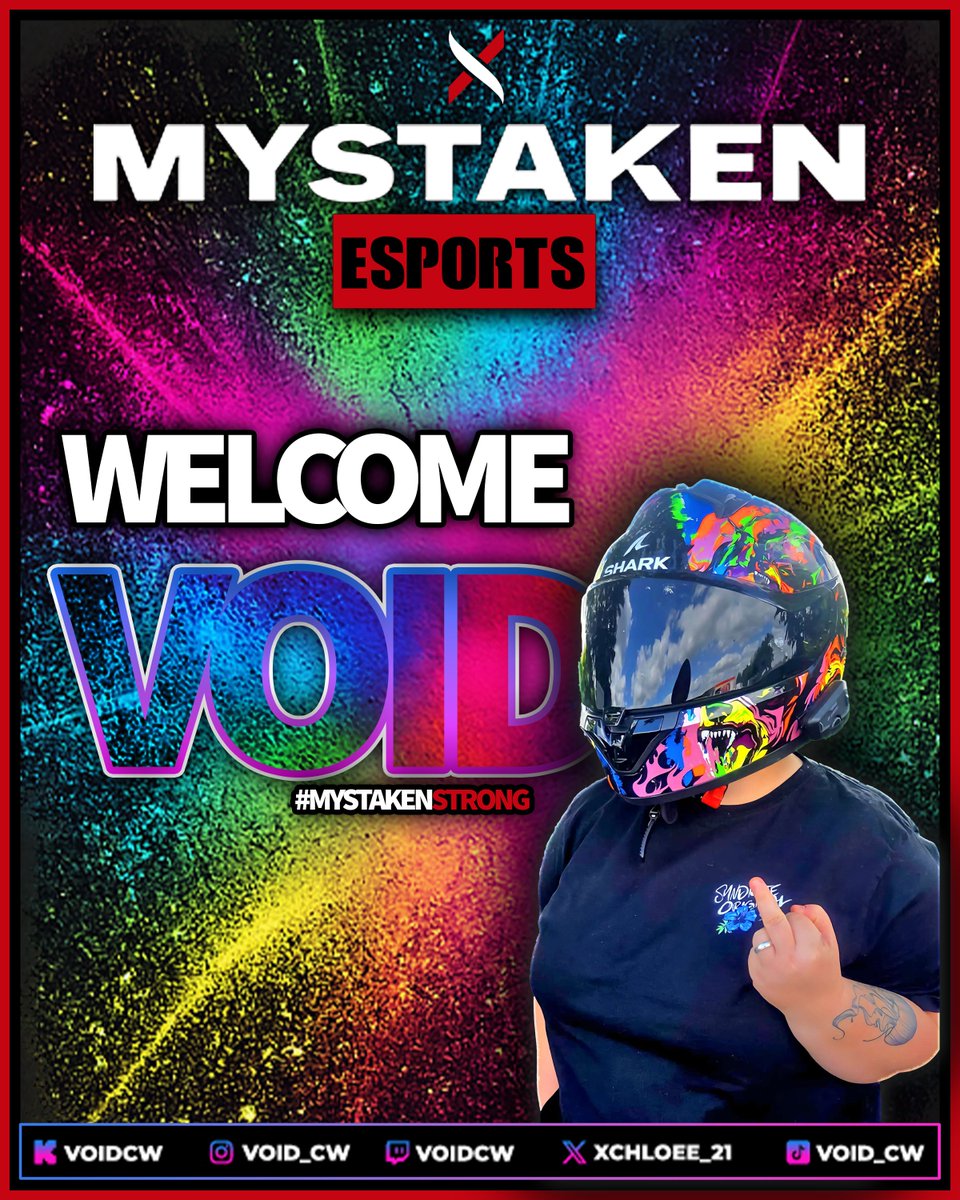 PLEASE WELCOME <a href="/xChloee_21/">VOID</a>🎉

We are very excited to announce Mystaken Void as our newest member of our content creation team 🎥

We cant wait to get this new chapter under way and see what is in store for you❗️

Stay tuned Via all socials bellow

#MystakenOT #MystakenStrong