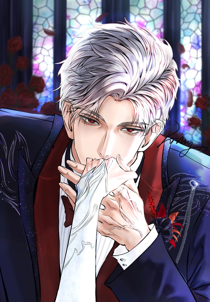guoq8846's tweet image. “我希望这个誓言没有期限”
新婚快乐！
#秦彻 #Sylus #LoveandDeepspace #恋と深空二次創作