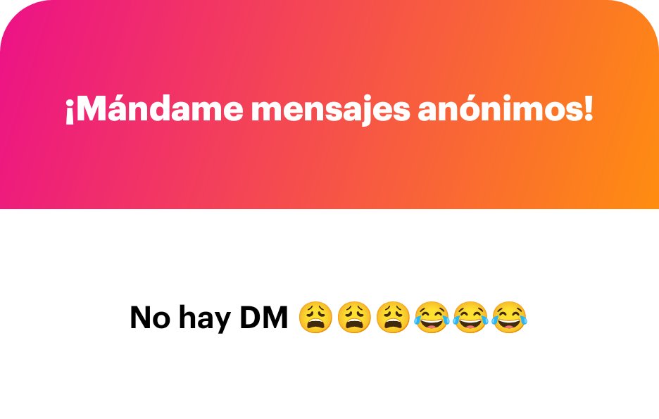 Debe ser porque no me sigues xD
