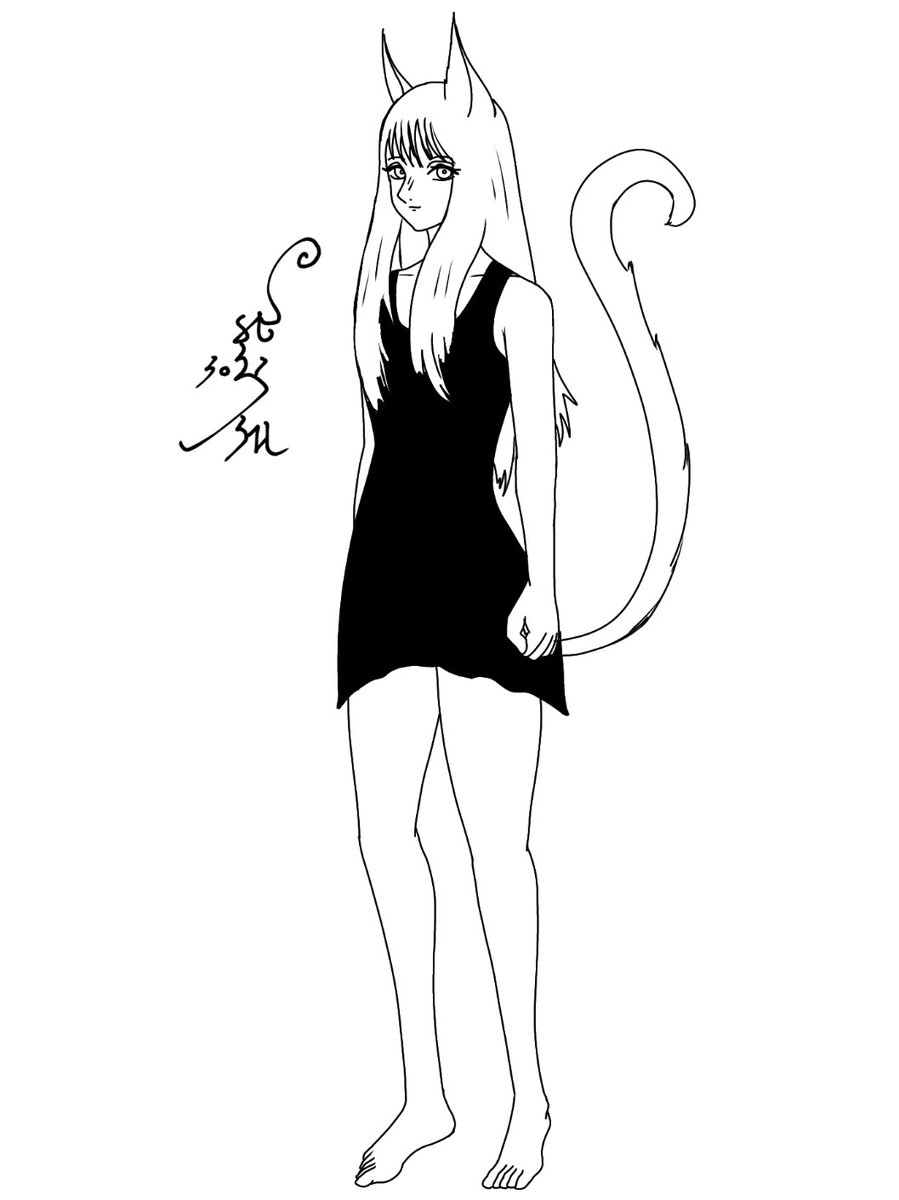 Ramza_writing's tweet image. ミャウ
 #イラスト