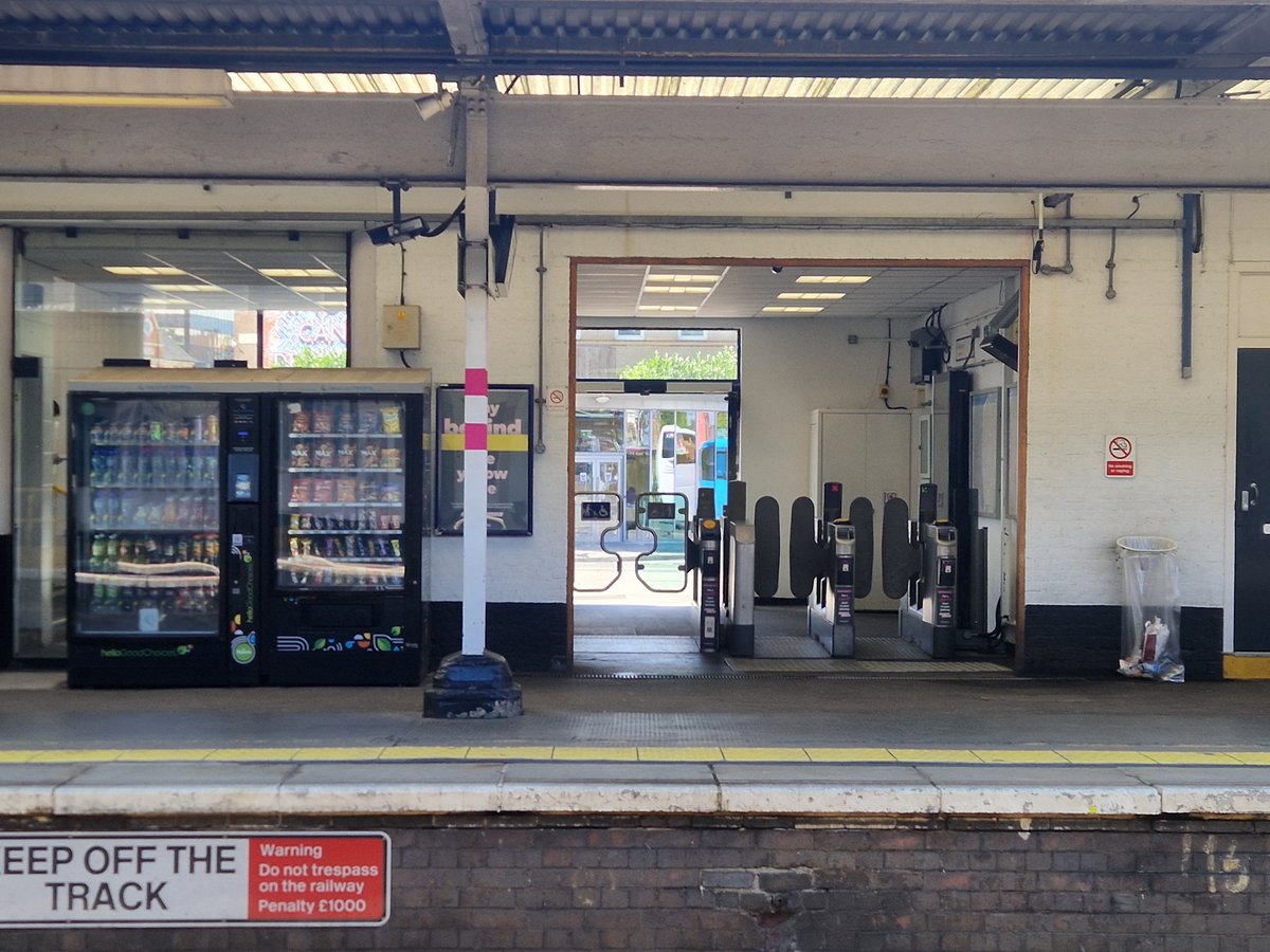 20 years ago today the gates at my station (pictured this morning) became infamous for the last picture of the suicide bombers passing through. For a time it seemed that fear, threat and murder would be the new normal, and there were attempted bombings just a few weeks later. But