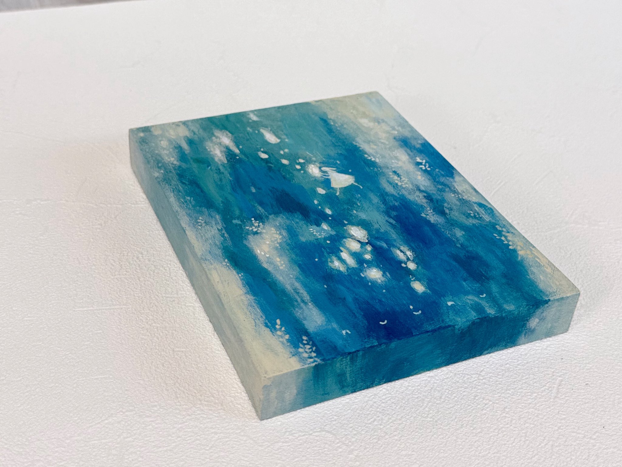 連鎖する変化　アクリル画　原画 karory先生]描き下ろし複製原画（蒼海舞香＆蒼海夏音