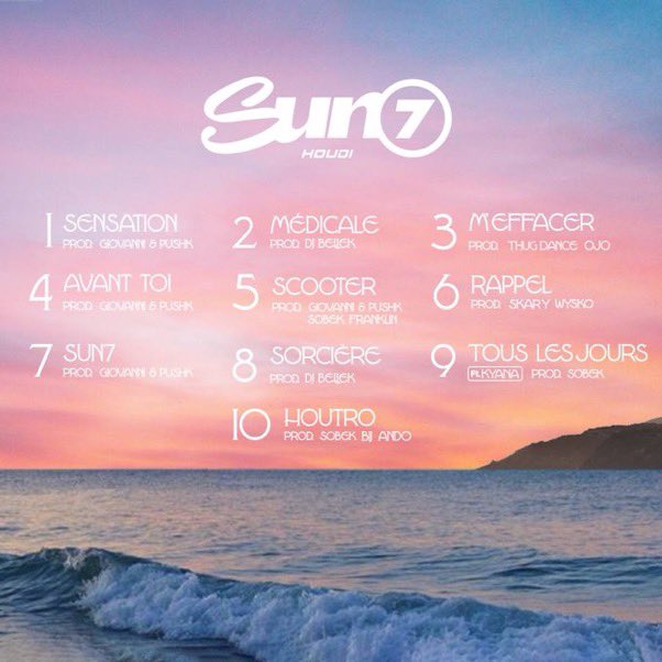 SUN7 fête ses 2 ans aujourd'hui 🎂

Sensation, Avant toi, m'effacer...