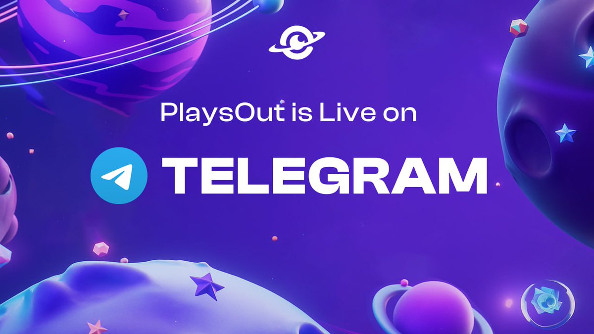 PlaysOut (@itplaysout) on Twitter photo PlaysOut games are now live on #Telegram.
Just search for the @PlaysOut_bot and tap in.
<a href="/toncommunityhq/">TON Community</a> we’re cooking 🚀
#playsout #telegram #ton PlaysOut games are now live on #Telegram.
Just search for the @PlaysOut_bot and tap in.
<a href="/toncommunityhq/">TON Community</a> we’re cooking 🚀
#playsout #telegram #ton