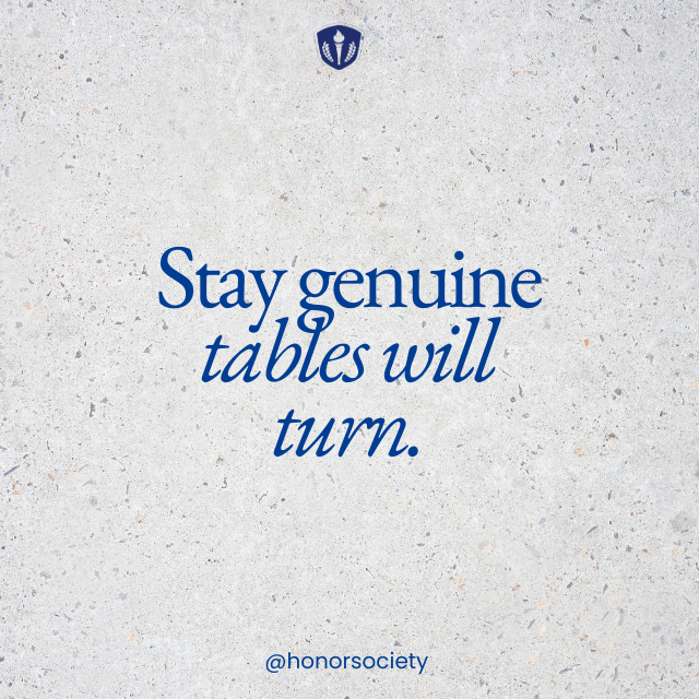 HonorSociety's tweet image. Keep showing up with a kind heart. Let the world see your real self.

#StayGenuine #BelieveInYou #FaithWorks