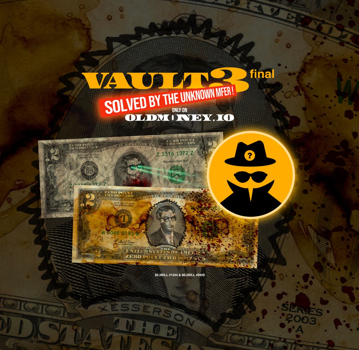 RTrixson's tweet photo. SOLVED BY THE UNKNOWN MFER !!
seems VAULT 3 has been cracked open like a ๐ฆ as the wallet was properly emptied out mfers !
a fresh wallet, no traces, real pros, so we sadly not yet know who the cracker is (or if we ever will)
MANIFEST YOURSELF AT ONCE GREAT ๐ง๐ผโโ๏ธ !!
1โค๏ธ,
trix