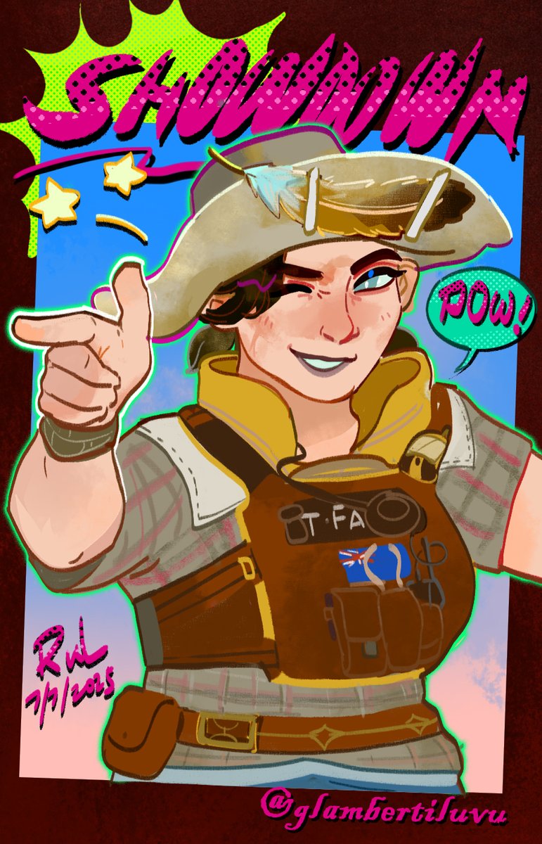 glambertiluvu's tweet image. &quot;Got you in my sights.&quot; 😉

#Gridlock #rainbowsixsiege #showdownevent  #wer6community #fanart