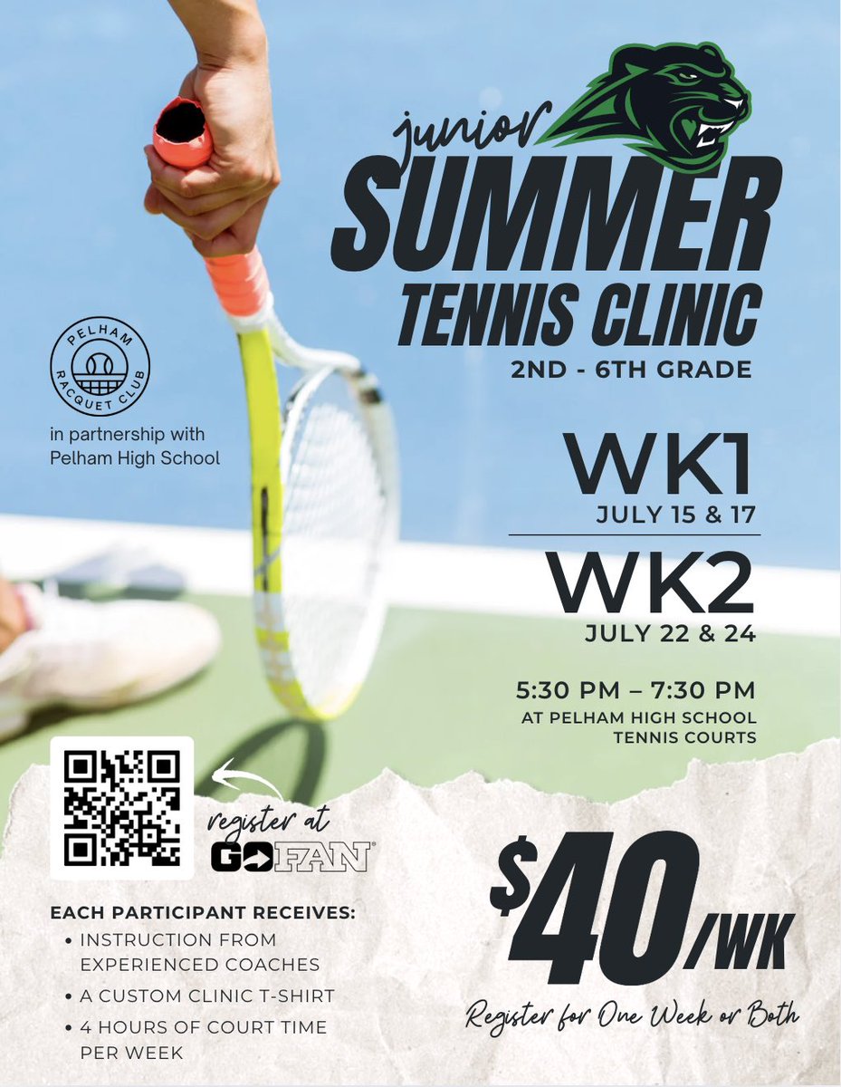 ThePelhamWaySOC's tweet image. Great opportunity for youth to get some court time!