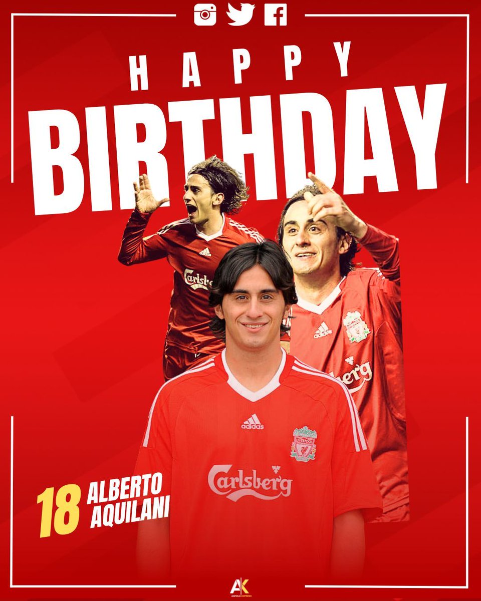 🎉🎂 HAPPY BIRTHDAY to the one and only Alberto Aquilani! 🔴

Wishing you a fantastic day filled with celebration! YNWA! 💪