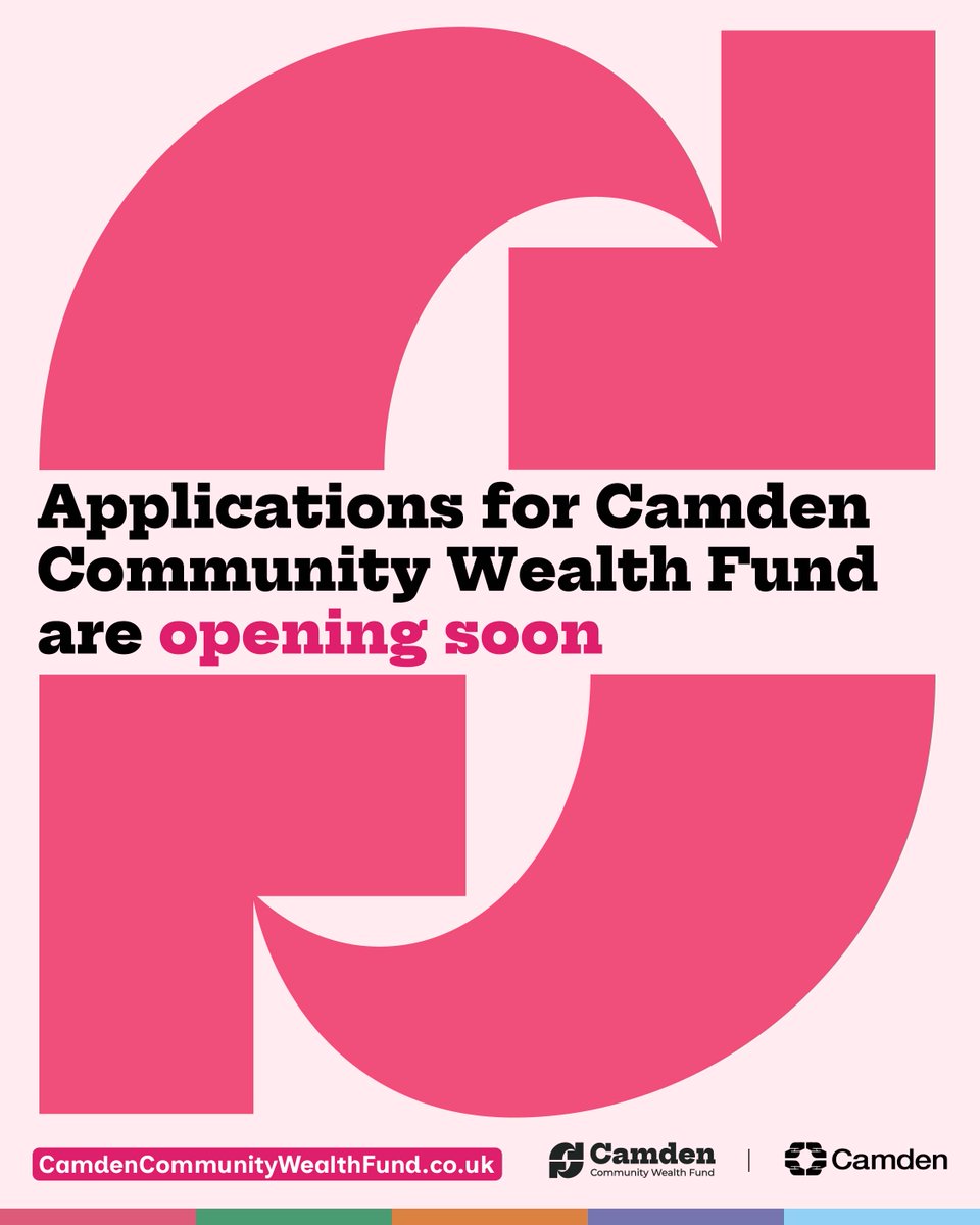 CamdenCouncil's tweet image. 🚨Business owners: if your business empowers young people in Camden, applications open for investment from Camden Community Wealth Fund's Youth Fund next Thursday 31 July 🚨
👉Find out more at camdencommunitywealthfund.co.uk
✅Sign up for emails at camden.gov.uk/CCWFupdates