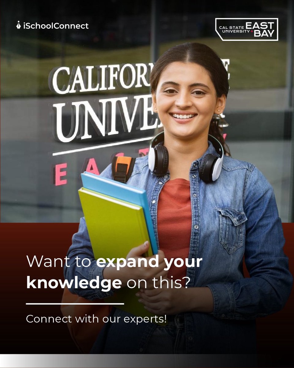 iSchoolConnect (@ischoolconnect) on Twitter photo Top grad programs at CSU East Bay! π
β
 MBA
β
 Computer Science
β
 Nursing
β
 Counseling Psychology
β
 Public Admin
π² Need help with your application? Visit : ischoolconnect.com/universities/uβ¦
#CSUEastBay #GradSchool #StudyAbroad #MastersAbroad Top grad programs at CSU East Bay! π
β
 MBA
β
 Computer Science
β
 Nursing
β
 Counseling Psychology
β
 Public Admin
π² Need help with your application? Visit : ischoolconnect.com/universities/uβ¦
#CSUEastBay #GradSchool #StudyAbroad #MastersAbroad