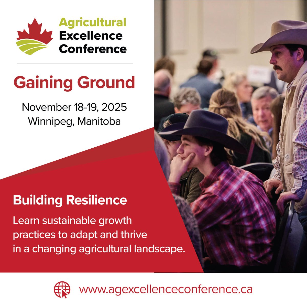 FMC_GAC's tweet image. FARM MANAGEMENT ENTHUSIASTS - you know you don't want to miss AgEx this year! Come join us in Manitoba this November!
#AgEx2025 #agevents #agexcellence #cdnag #farmmanagement
AgExcellenceConference.ca
@FCCAgriculture @MBGovAg @BASFCanada @CFAFCA @RBC @KAP_Manitoba @MNP_LLP…
