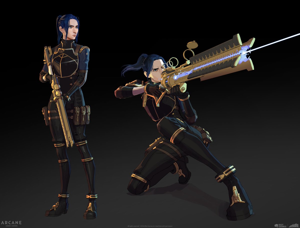 Arcane Season 2 Caitlyn Concept Art by Jason Chan https://t.co/hhRNadVPRt