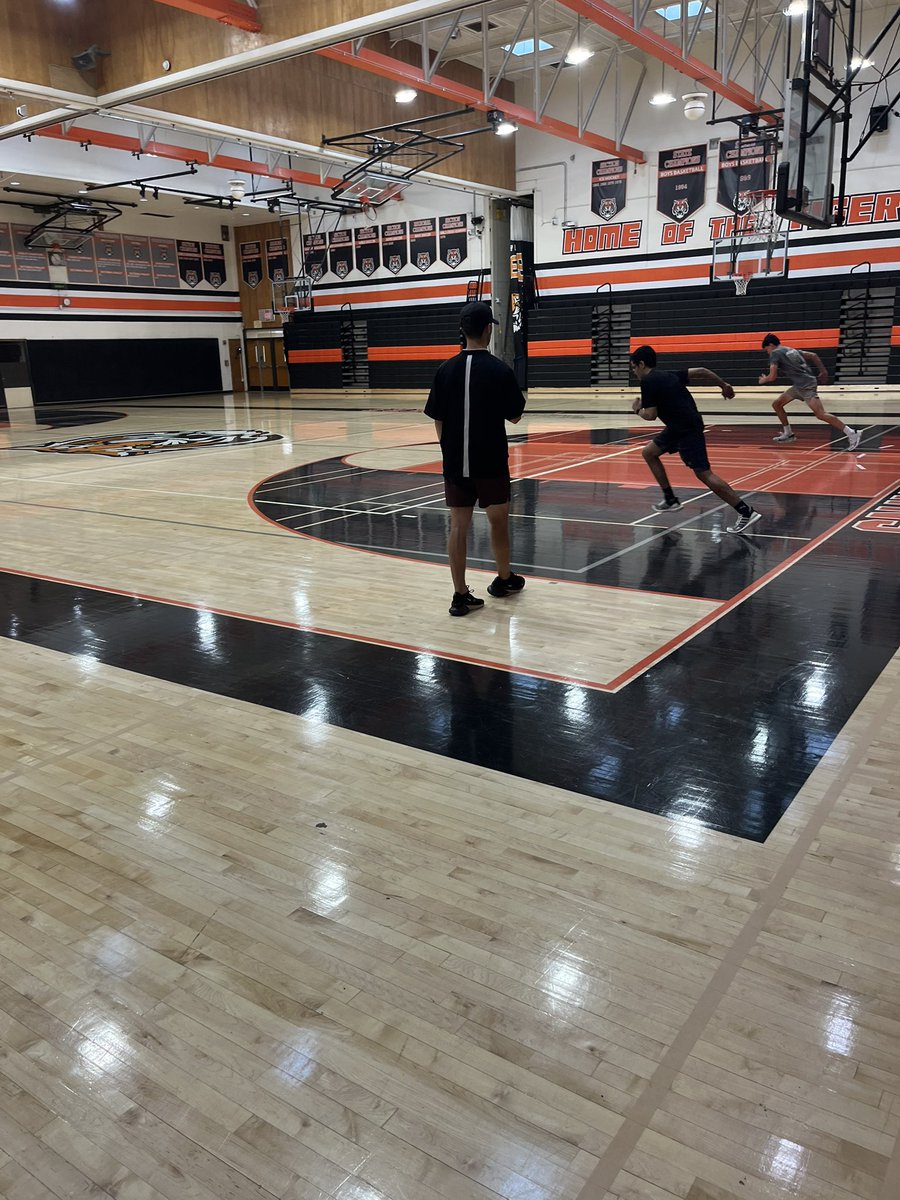 The kickoff to our 4th annual summer academy. Our Tigers putting in the hard yards! #WPProud