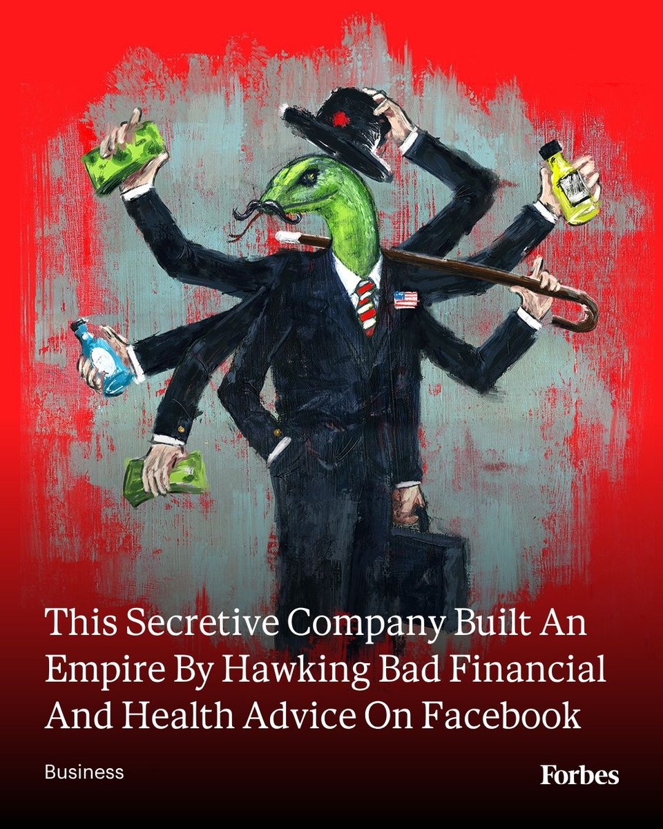 The Agora, sued by the SEC, FTC, and two state AGs, reaches hundreds of millions of people across social media with misleading promises of wealth and wellness. trib.al/wZYf4O0

(Illustration: Philip Smith for Forbes; Photo: Fanatic Studio via Getty Images)