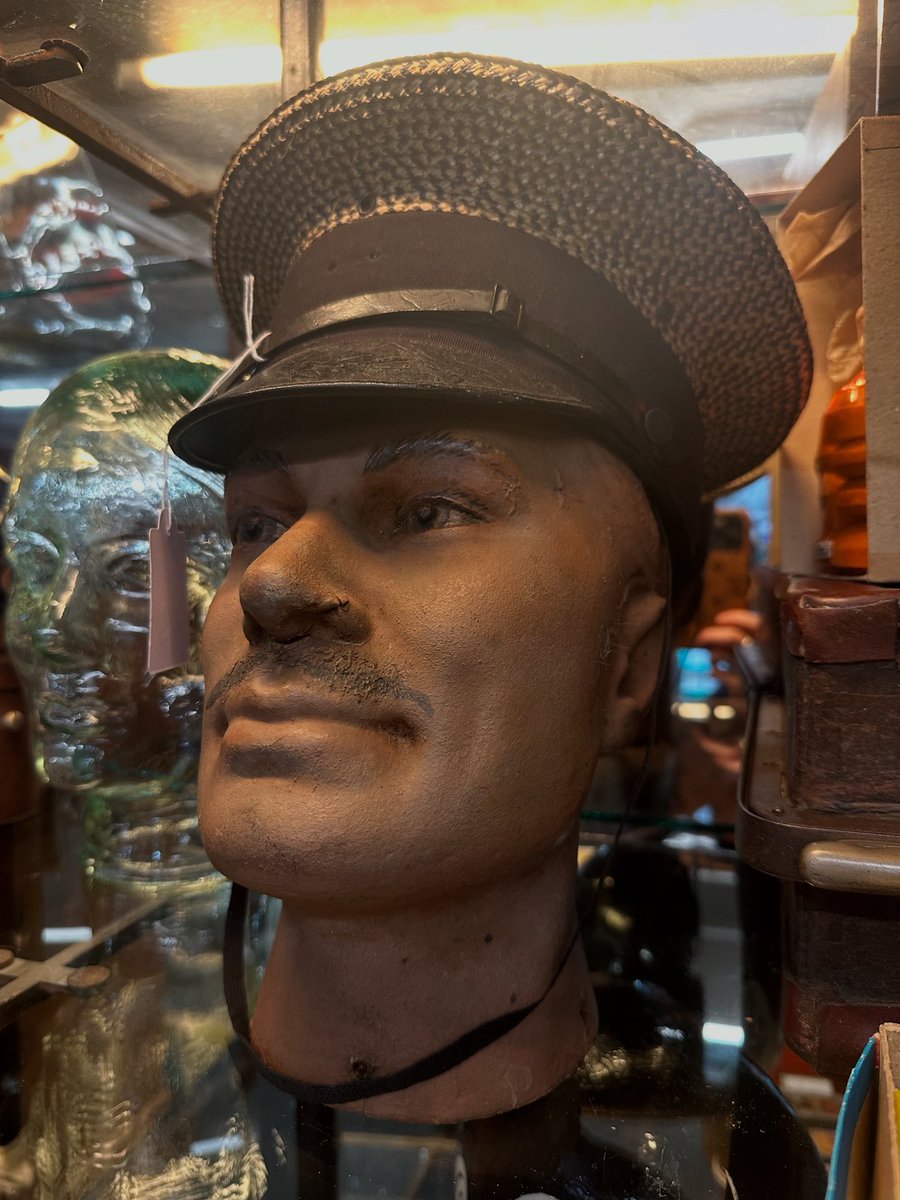 astraantiques's tweet photo. 1930’s tram drivers/conductors hat from unit 131 #30s #tramdriver #tramconductor #transport #tram #30stramdriver #astraantiquescentre #hemswell #lincolnshire https://t.co/KntCBZq7sy